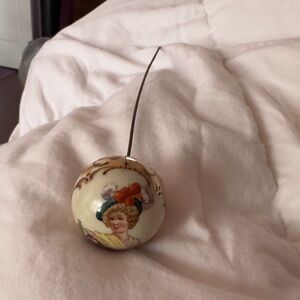 Vintage Hat Pin Victorian Lady Design